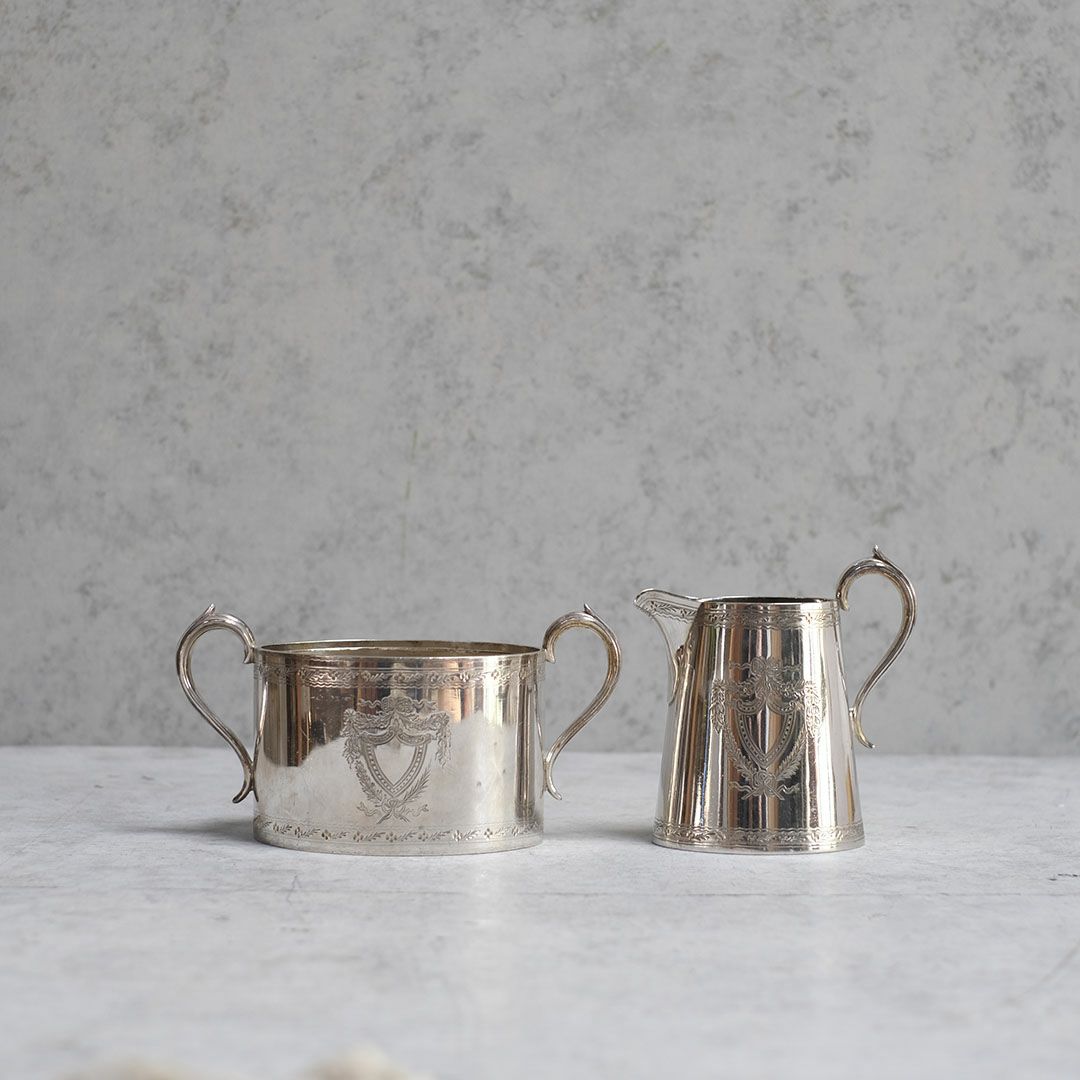 アンティーク シルバープレート ミルクポット