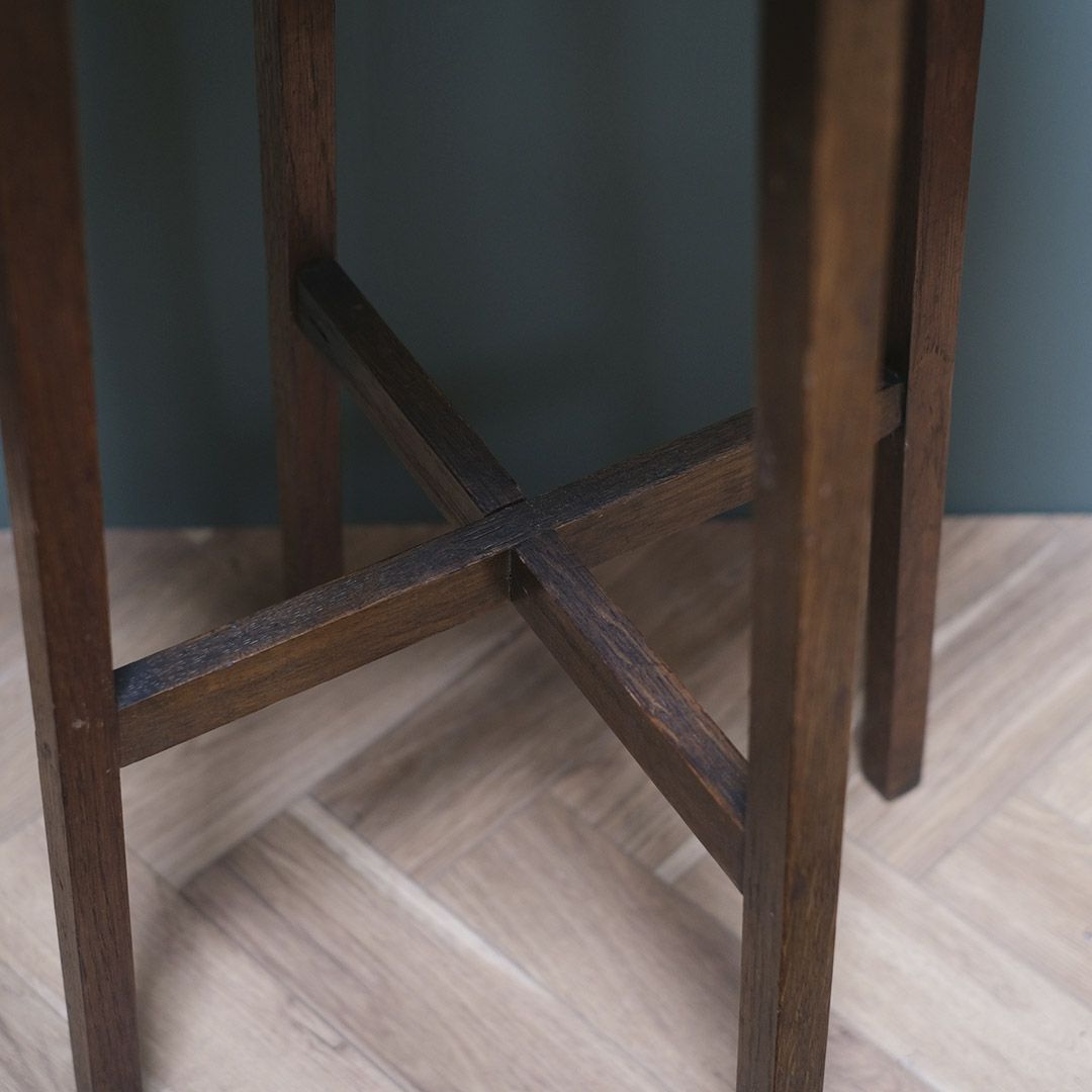 アンティーク ラウンドサイドテーブル イギリス 花台 オケージョナブルテーブル/アンティーク家具06