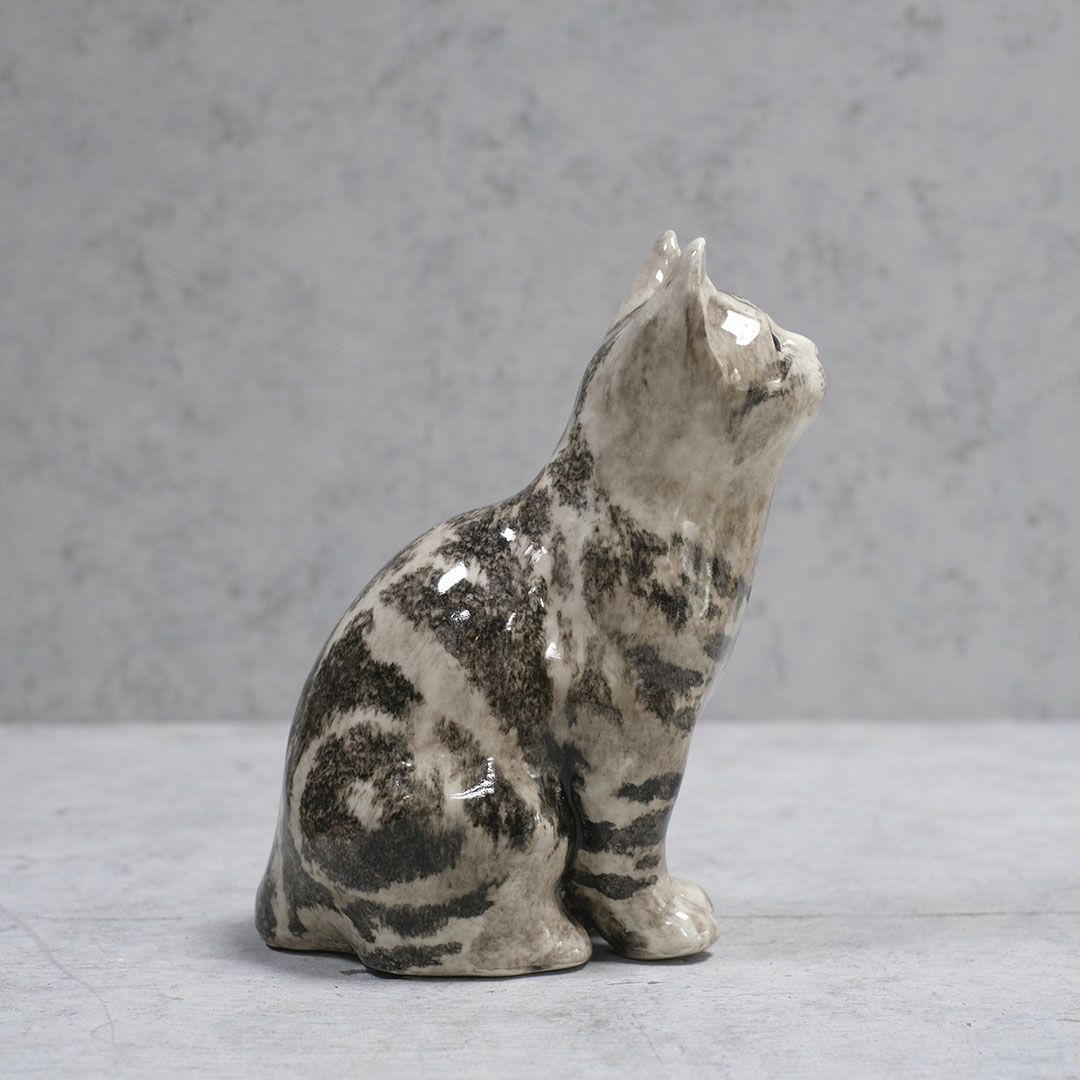 ヴィンテージ WINSTANLEY CAT/ケンジントンキャット サバトラ イギリス 陶芸作家Jenny Winstanley3