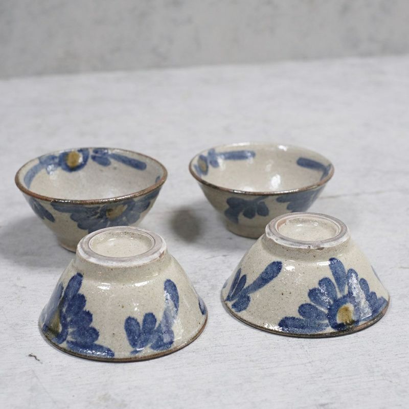 やちむん 沖縄 宮城正享 マカイ 飯椀 小 茶碗 読谷村北窯 登り窯 の