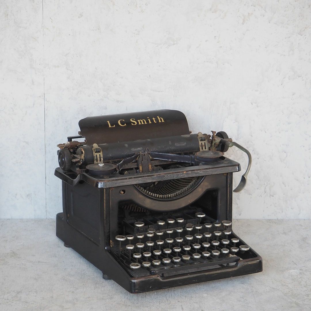 アンティーク タイプライター L.C. Smith & Bros アメリカの通販 