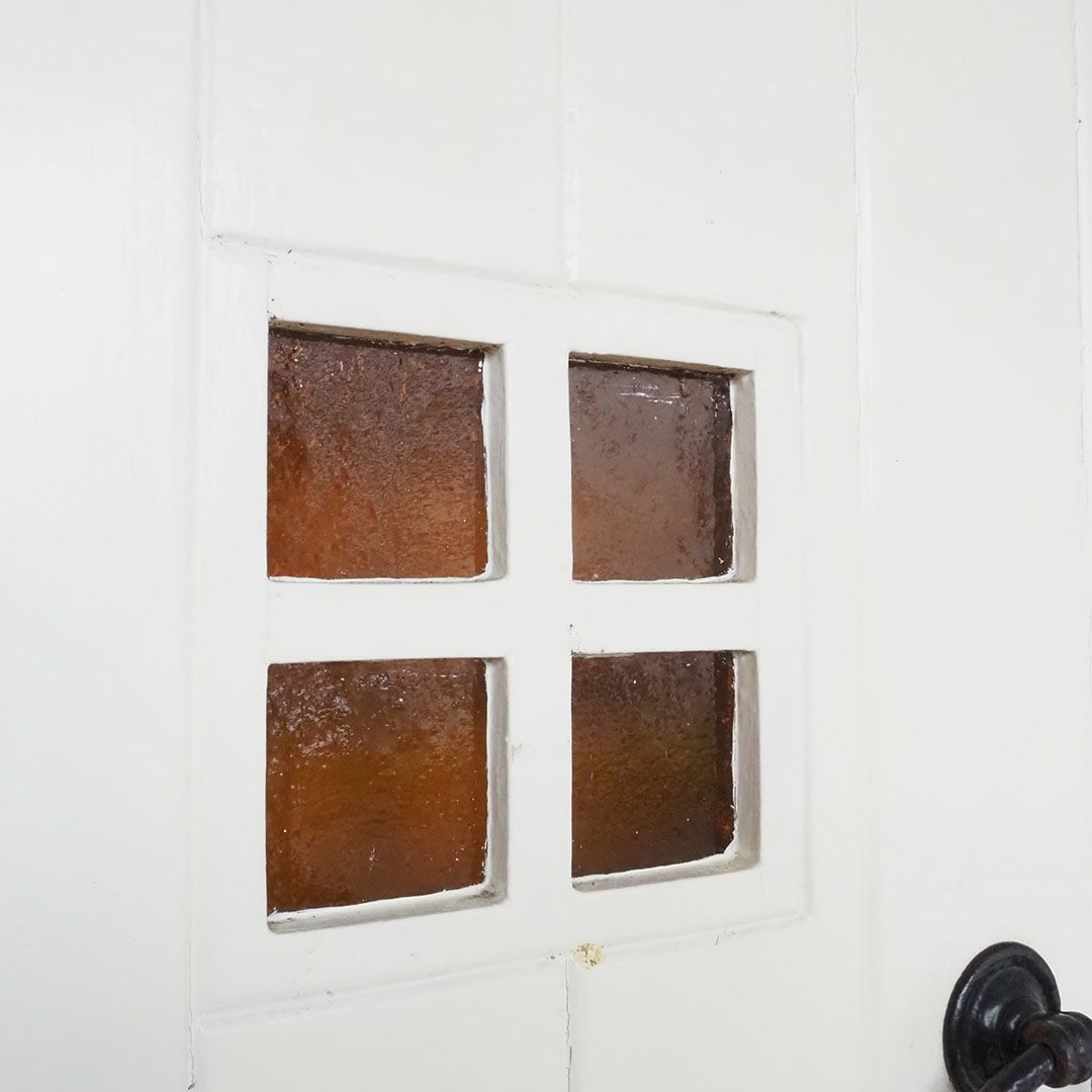 アンティークドア ホワイト イギリス 小さな明かり窓付き エントランス扉/アンティーク家具15