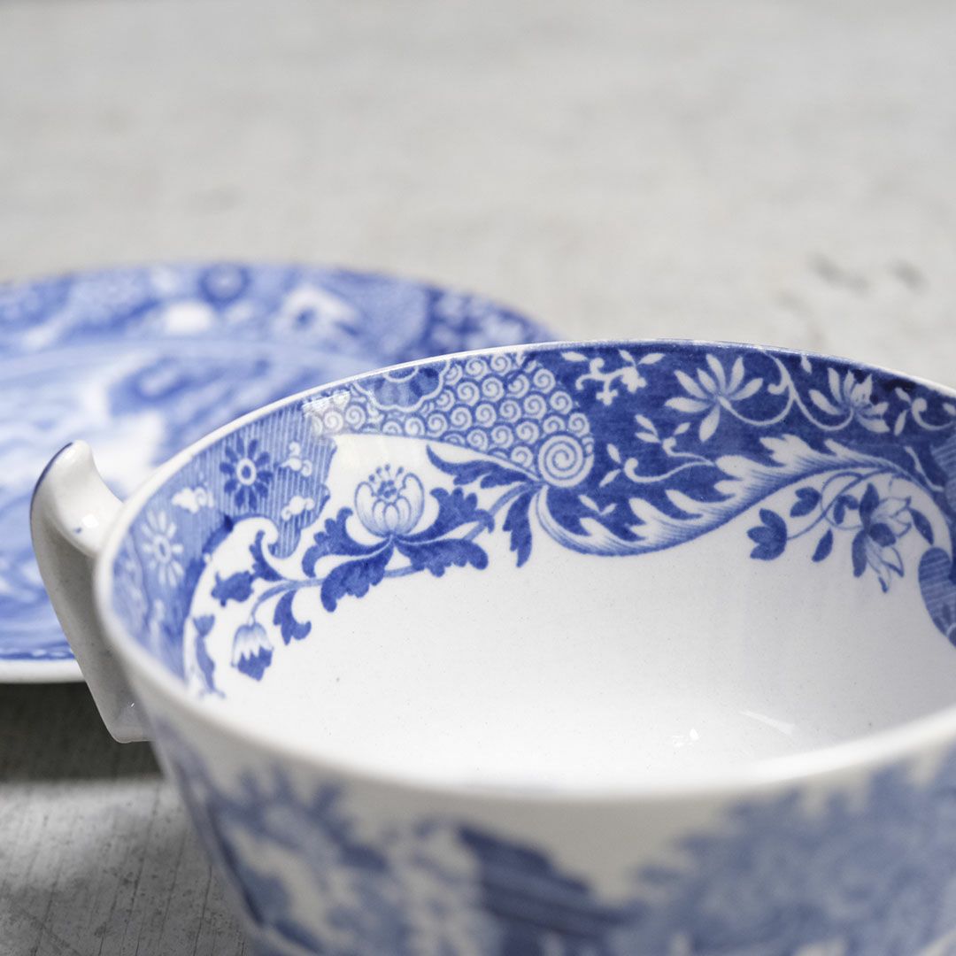 アンティークティーカップ&ソーサー SPODE ITALIAN スポード イギリス