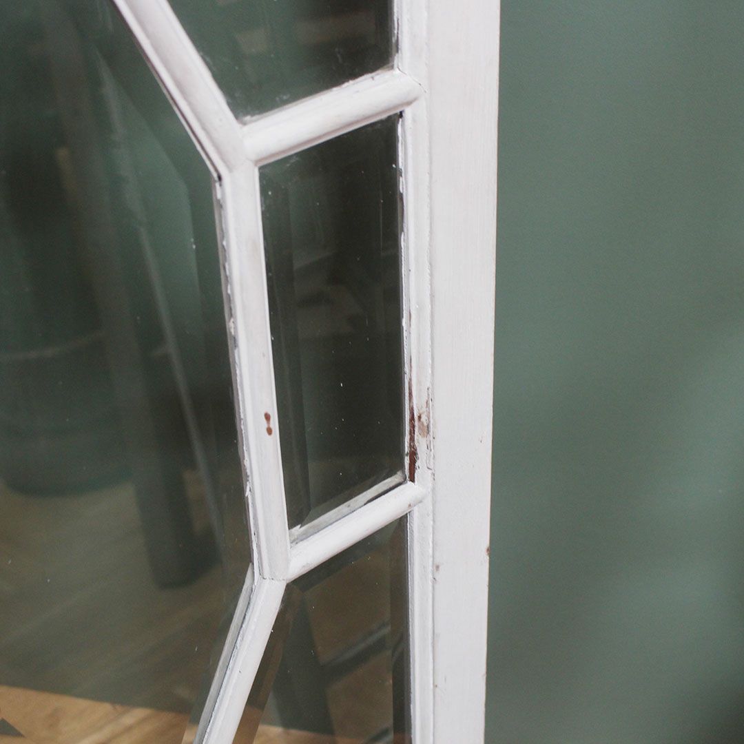 アンティーク 格子ガラスの窓ペア イギリス古民家の窓 観音開き
