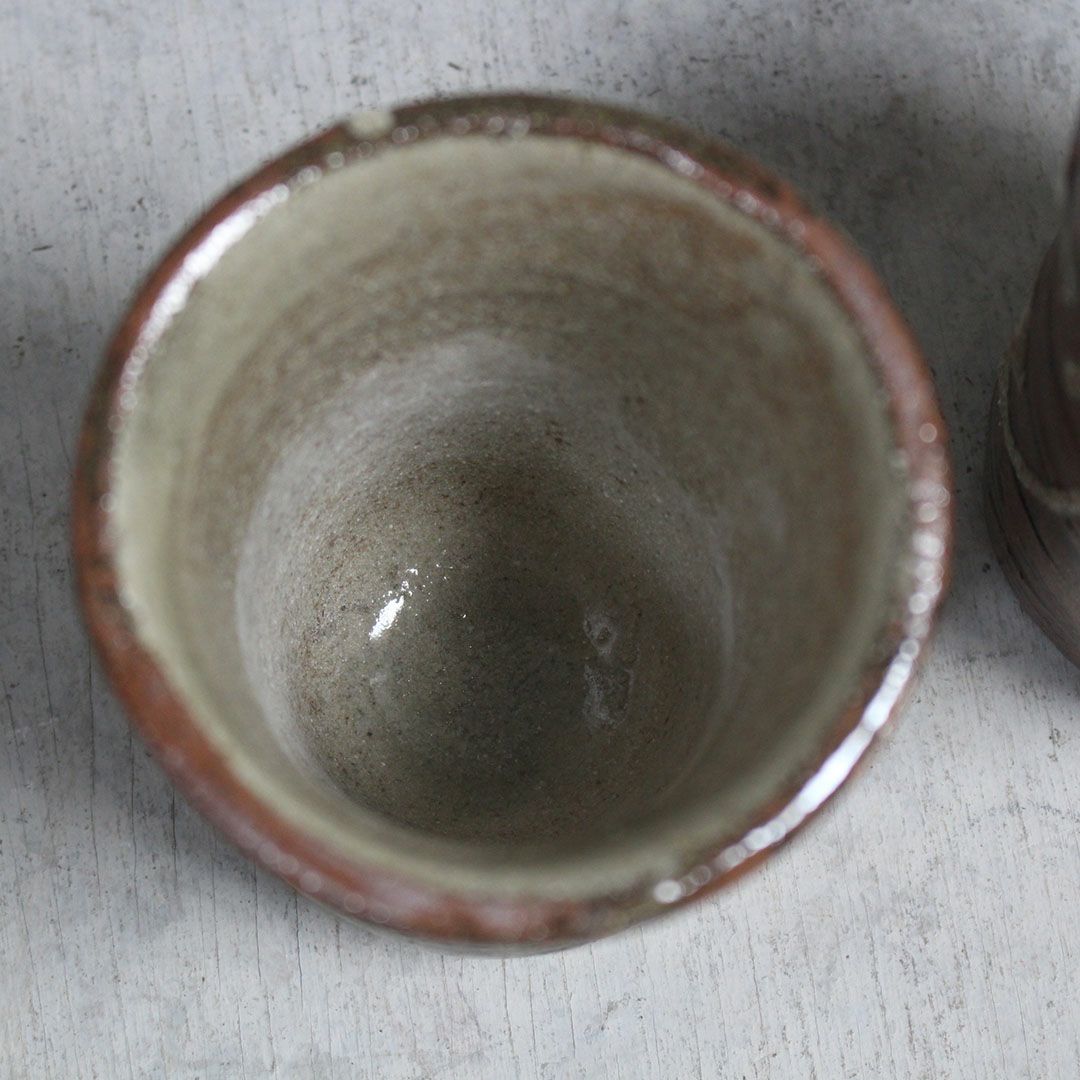 やちむん 読谷村北窯 VカップⅡ 沖縄 宮城正享 イッチン フリーカップ