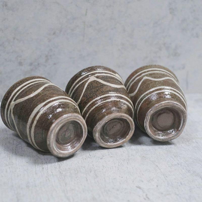 宮城陶器　ゴブレット　デザートカップ　やちむん　2個セット やちむん 沖縄 宮城正享 ワインカップ イッチン コップ 読谷村北窯