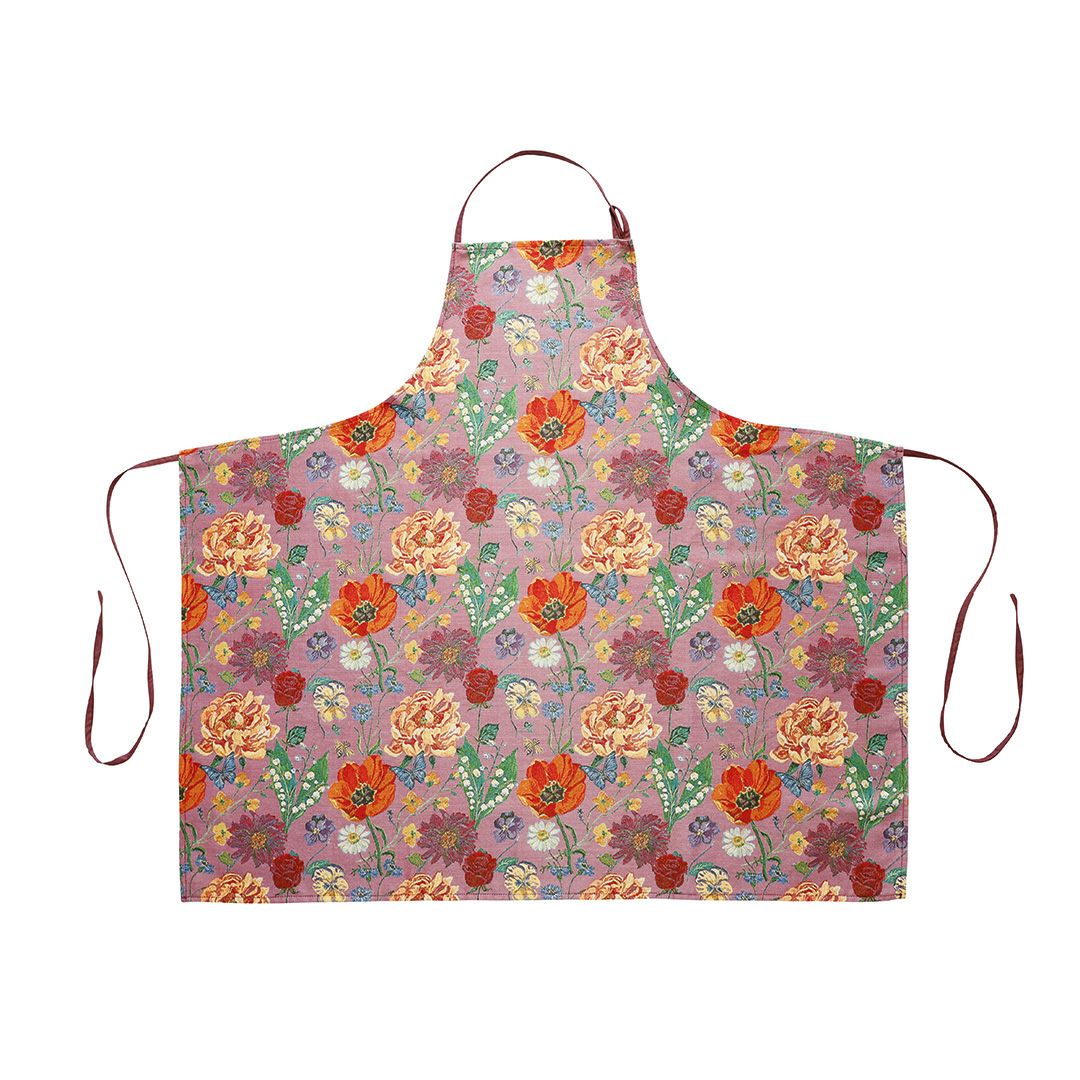 Nathalie Lete(ナタリー・レテ) エプロン 花柄 ピンク