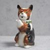 ヴィンテージティーポット Tony Wood Studio イギリス トニーウッド社 コーヒーポット. 三毛猫2