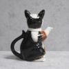 ヴィンテージティーポット Tony Wood Studio イギリス トニーウッド社 コーヒーポット. 三毛猫6
