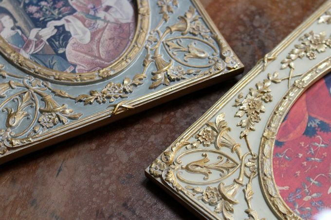 シャビーなエイジング加工