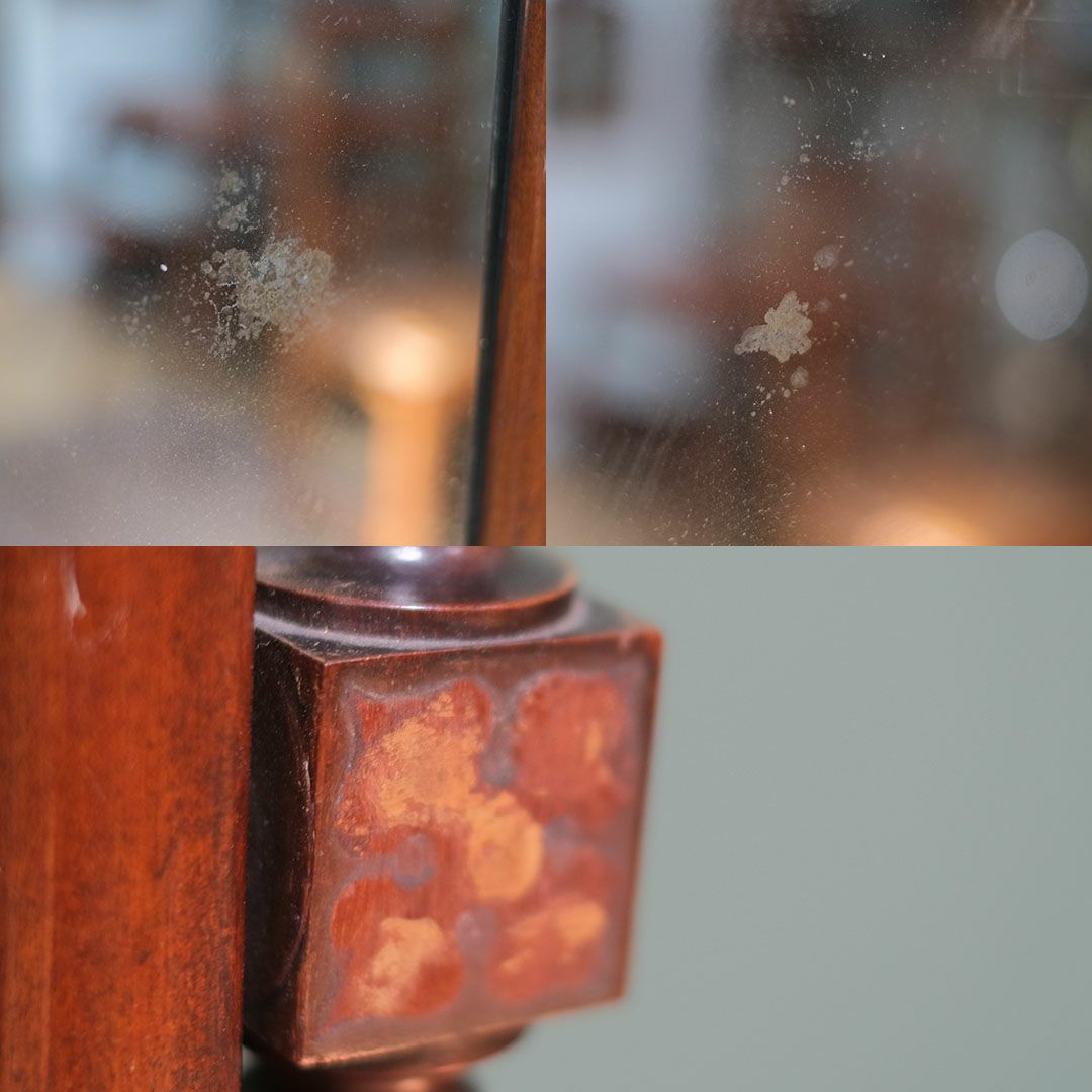 アンティーク鏡 卓上ミラー イギリス トイレットミラー/アンティーク家具11