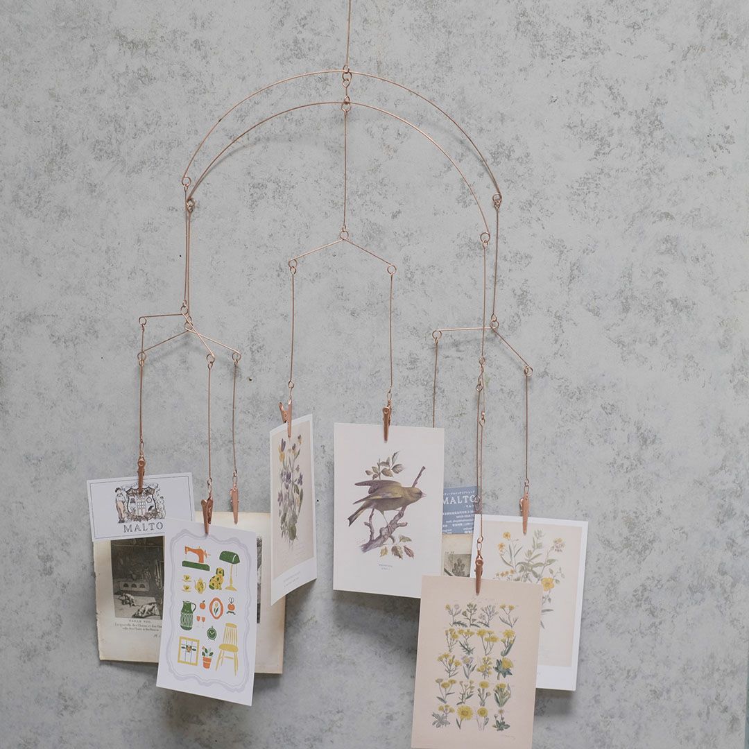 コッパーモビールクリップ フォトモビール 吊るすインテリア の通販