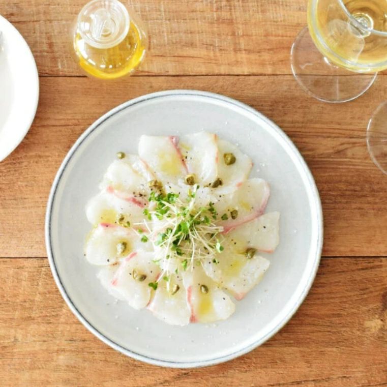 黒土モダンフラットディナー皿 切立皿 日本製 美濃焼き 黒陶粉引 w24cm 食器1