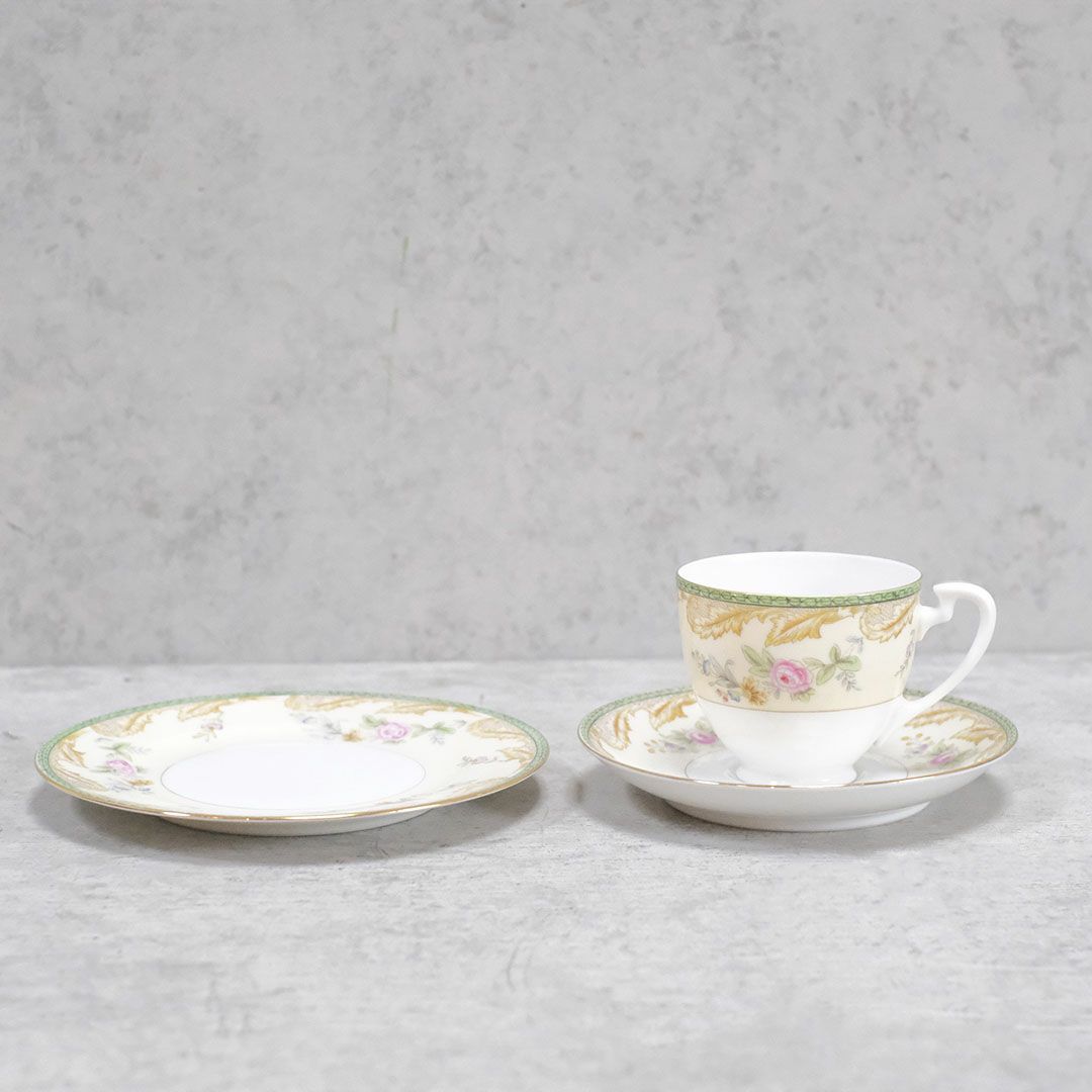 ヴィンテージティーカップトリオ Noritake ノリタケ FOREIGN1