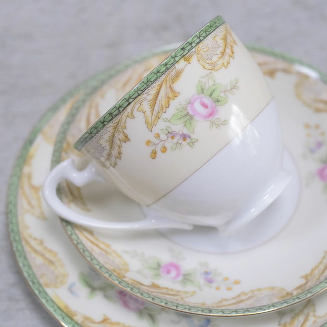 ヴィンテージティーカップトリオ Noritake ノリタケ FOREIGN3