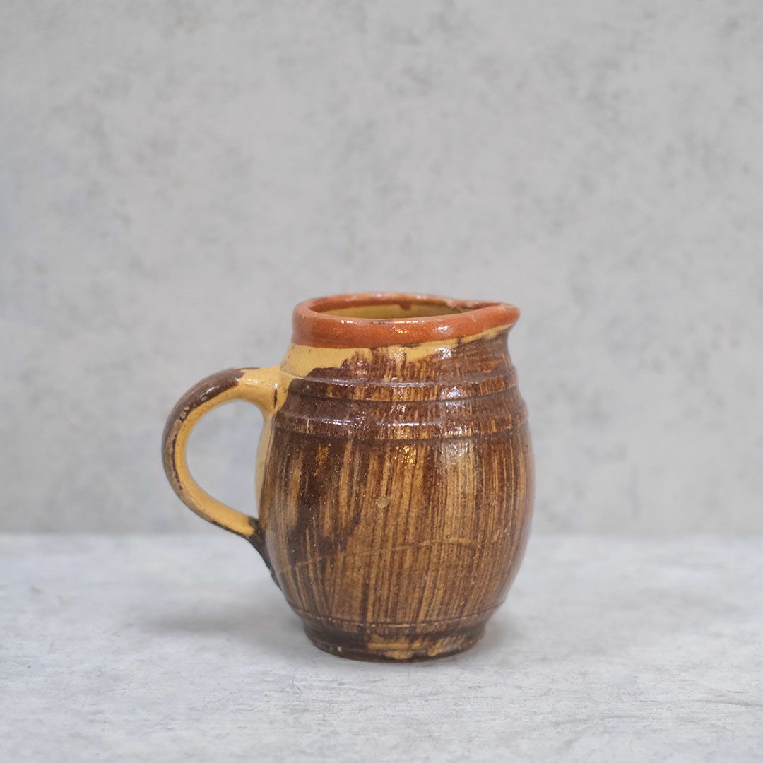 アンティーク ピシェ ジャグ 水差し フランス 陶器03