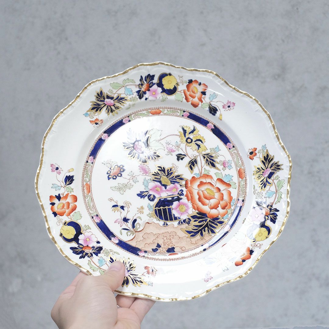 ヴィンテージMASON'Sディナープレート イギリス メイソン Mandalay(マンダレイ) アンティーク食器2