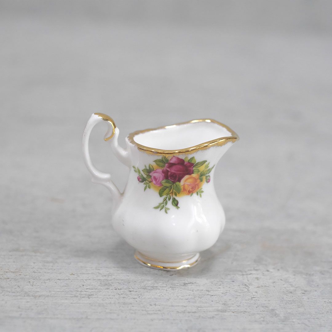 ヴィンテージミルクジャグ ミニ Royal Albert old country rose イギリス ロイヤルアルバート 王室御用達 アンティーク食器1