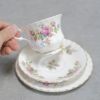 ヴィンテージティーカップトリオ Royal Albert ロイヤルアルバート MOSS ROSE モスローズ4