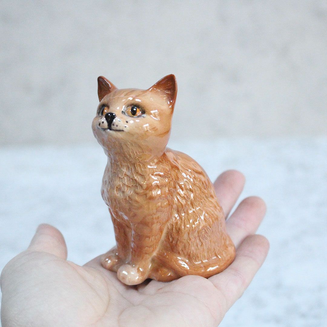 ヴィンテージフィギリン猫 BESWICK ベスウィック イギリス4