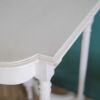 アンティーク サイドテーブル フランス ペイントされたシャビーシックなテーブル/アンティーク家具