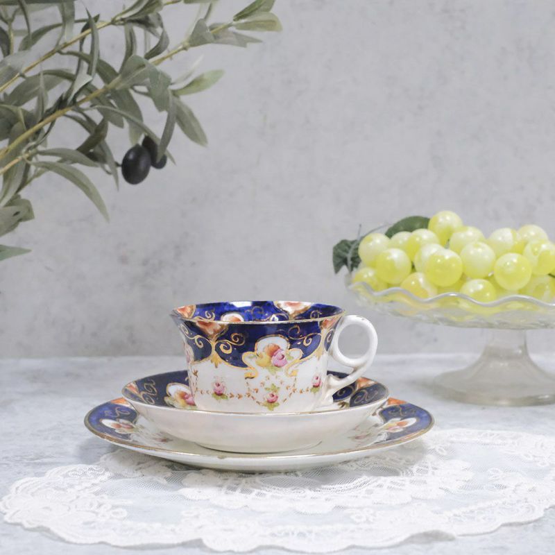 アンティーク ティーカップトリオ イギリス製