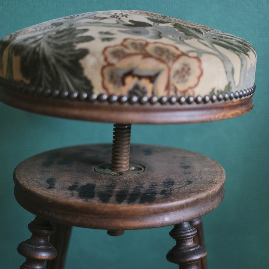 アンティーク フレンチピアノスツール/アンティーク家具(ug)08