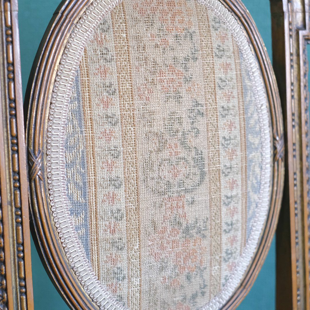 アンティークフレンチサロンチェア フランス客間の椅子 アンティーク家具7