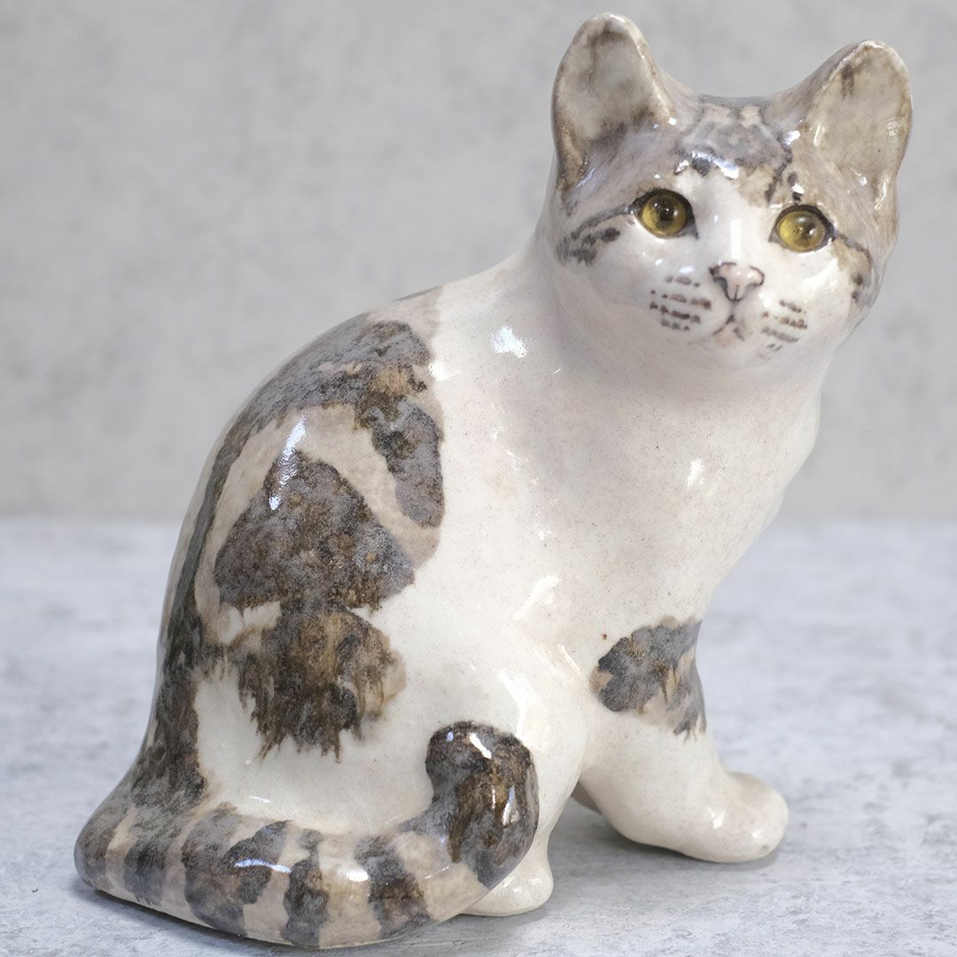 ヴィンテージWINSTANLEY CAT/ケンジントンキャット イギリス 陶芸作家Jenny Winstanley猫のオブジェ2