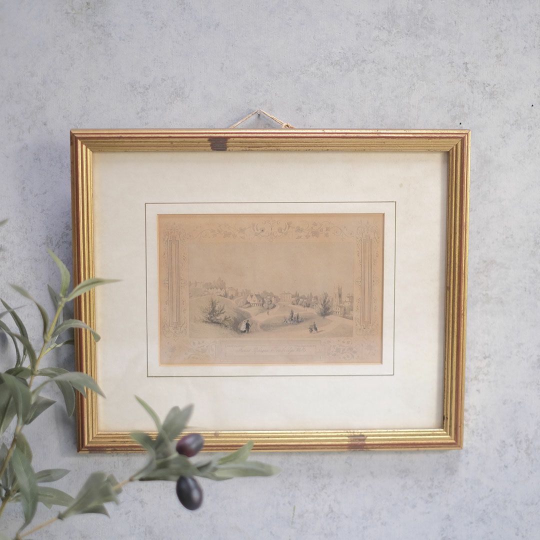 アンティーク リトグラフピクチャーMount Ephraim Tunbridge Wells イギリス