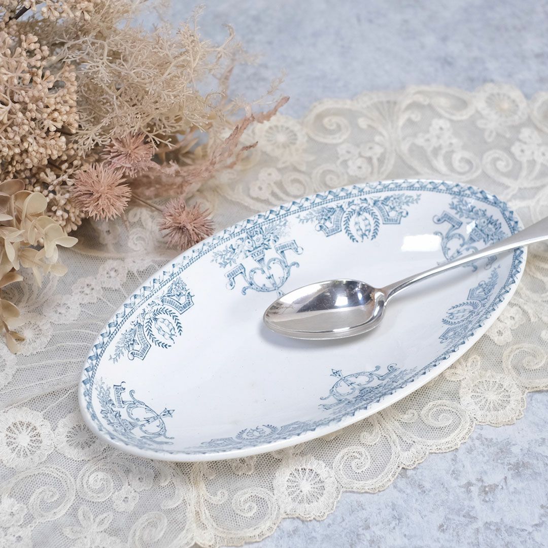 アンティークラヴィエ フランス 前菜皿 アンティーク食器