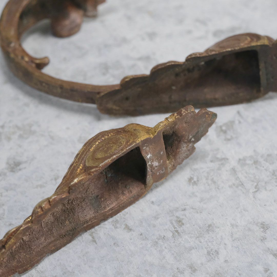 アンティーク カーテンホルダー ペア フランス カーテンタイバックス