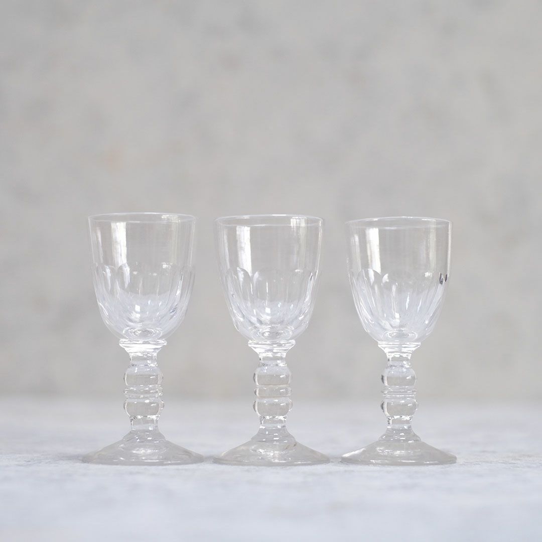 アンティークアペリティフグラス クリスタル フランス アンティーク食器1