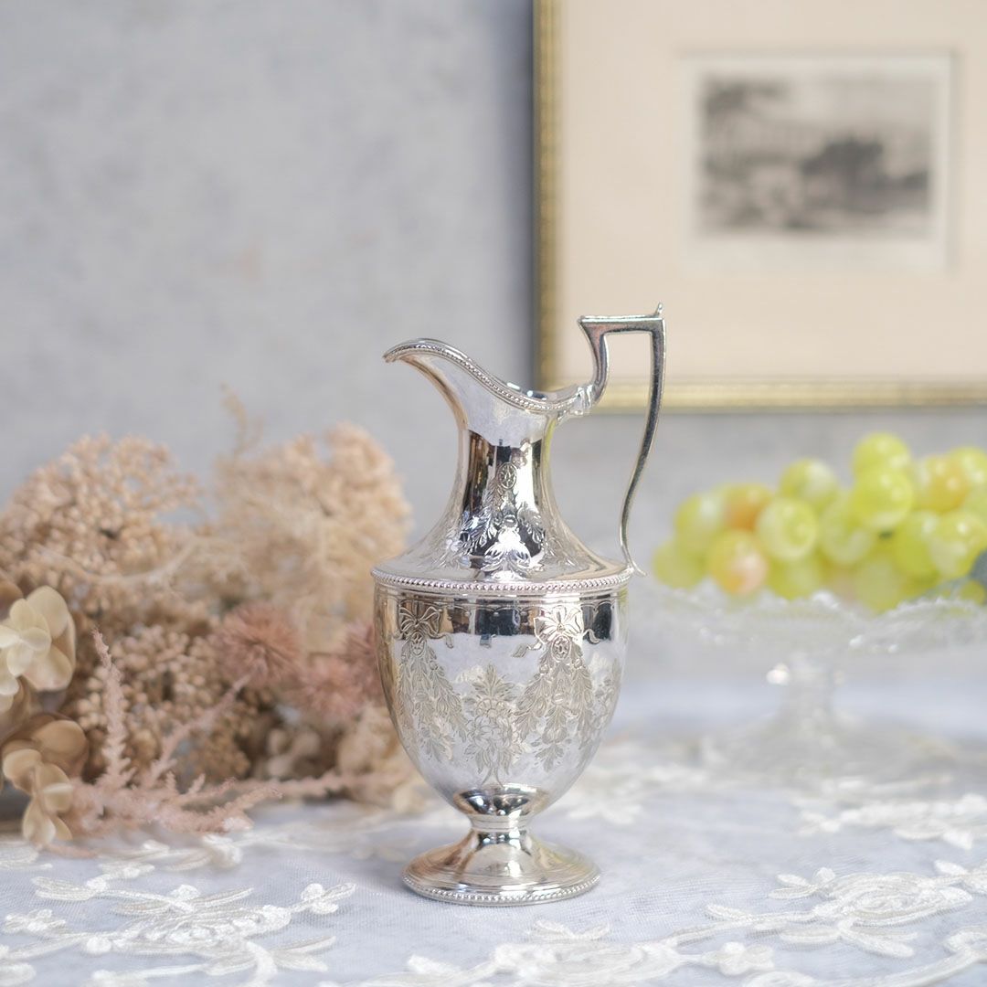 アンティークジャグ シルバープレート イギリス