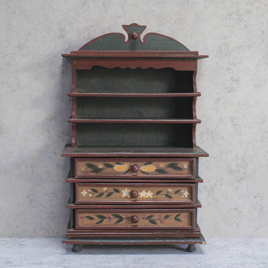 アンティーク ミニチュアカップボード フランス ミニチュア家具