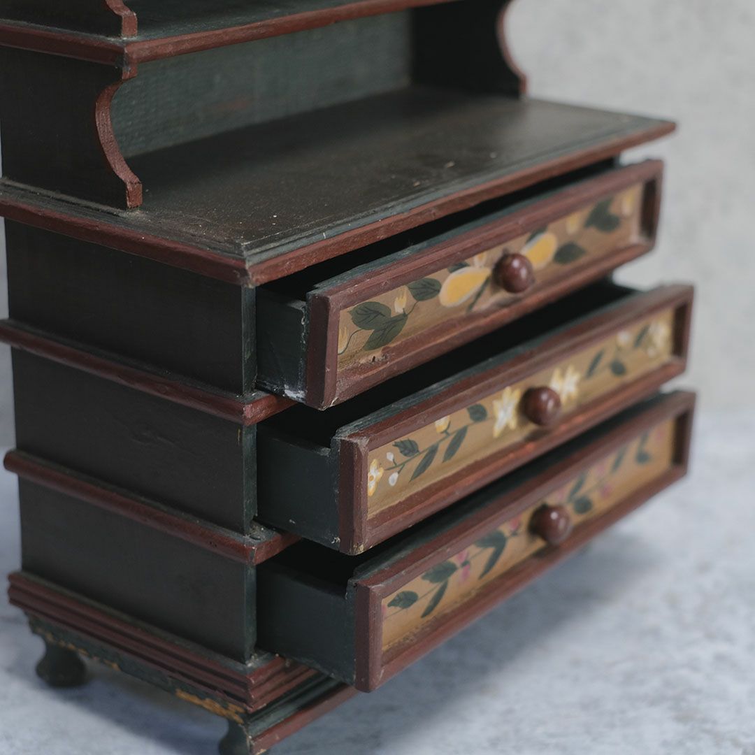 アンティーク ミニチュアカップボード フランス ミニチュア家具