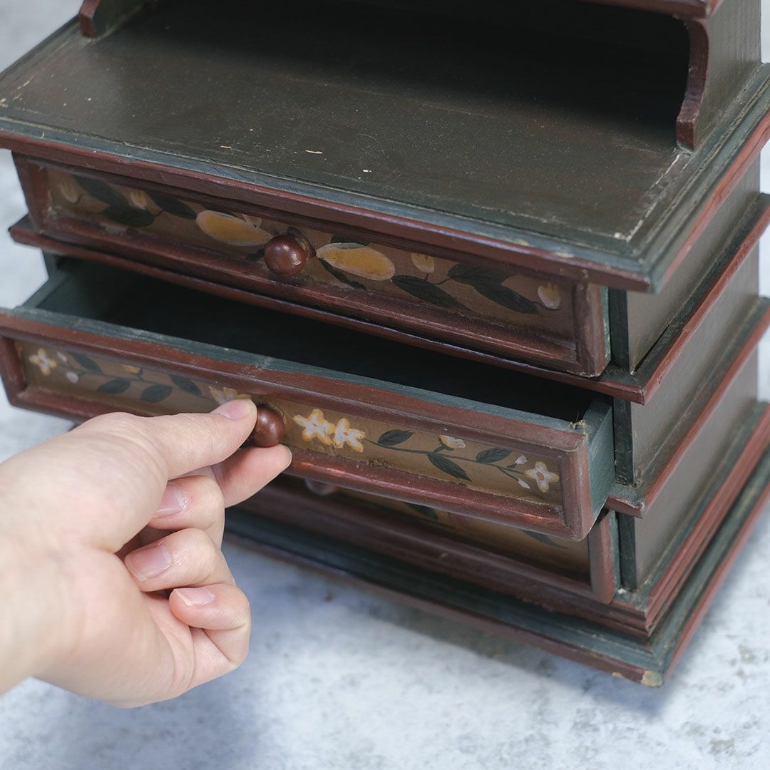 アンティーク ミニチュアカップボード フランス ミニチュア家具