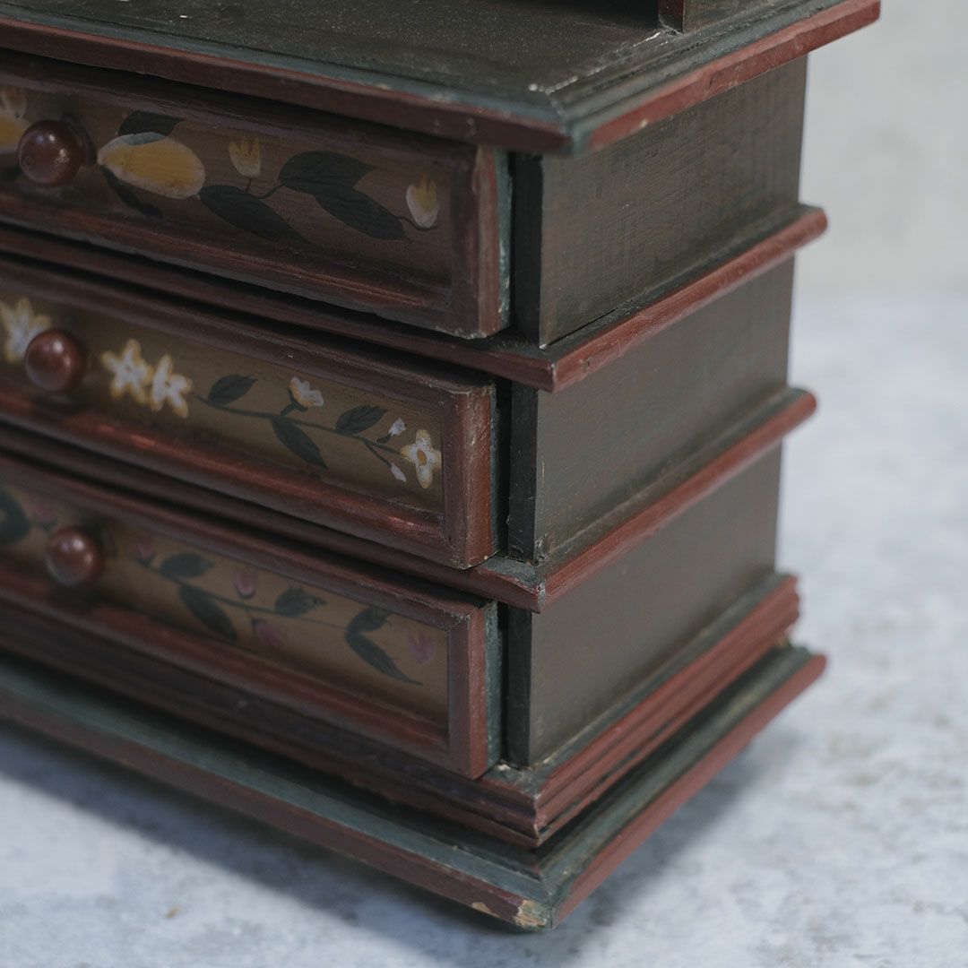 アンティーク ミニチュアカップボード フランス ミニチュア家具