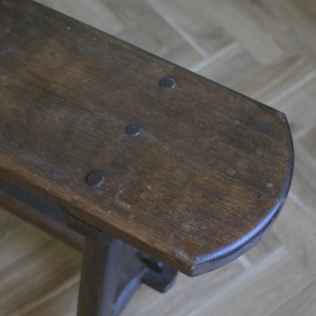 アンティークベンチ フランス 木製 シンプルな長椅子 アンティーク家具7