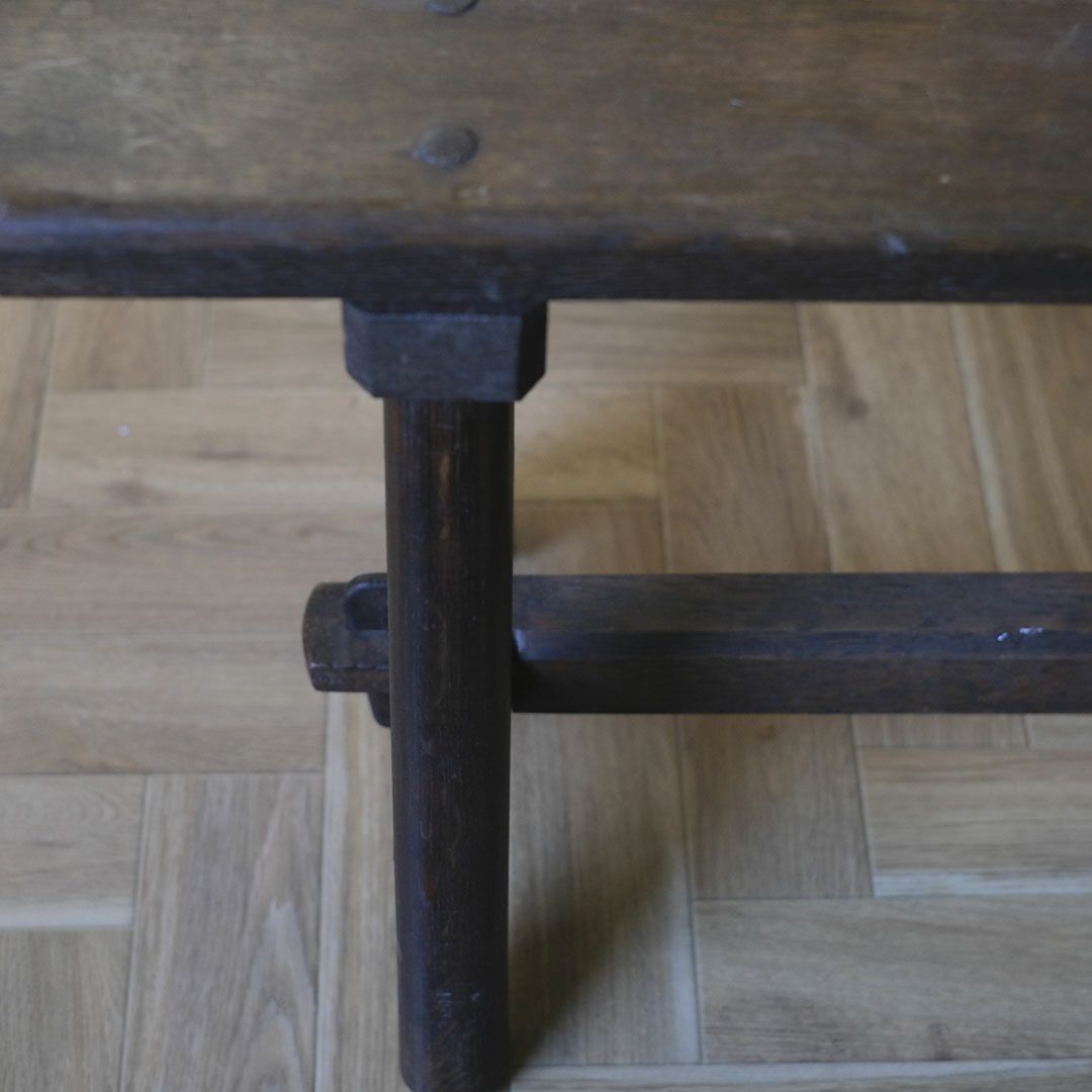 アンティークベンチ フランス 木製 シンプルな長椅子 アンティーク家具8