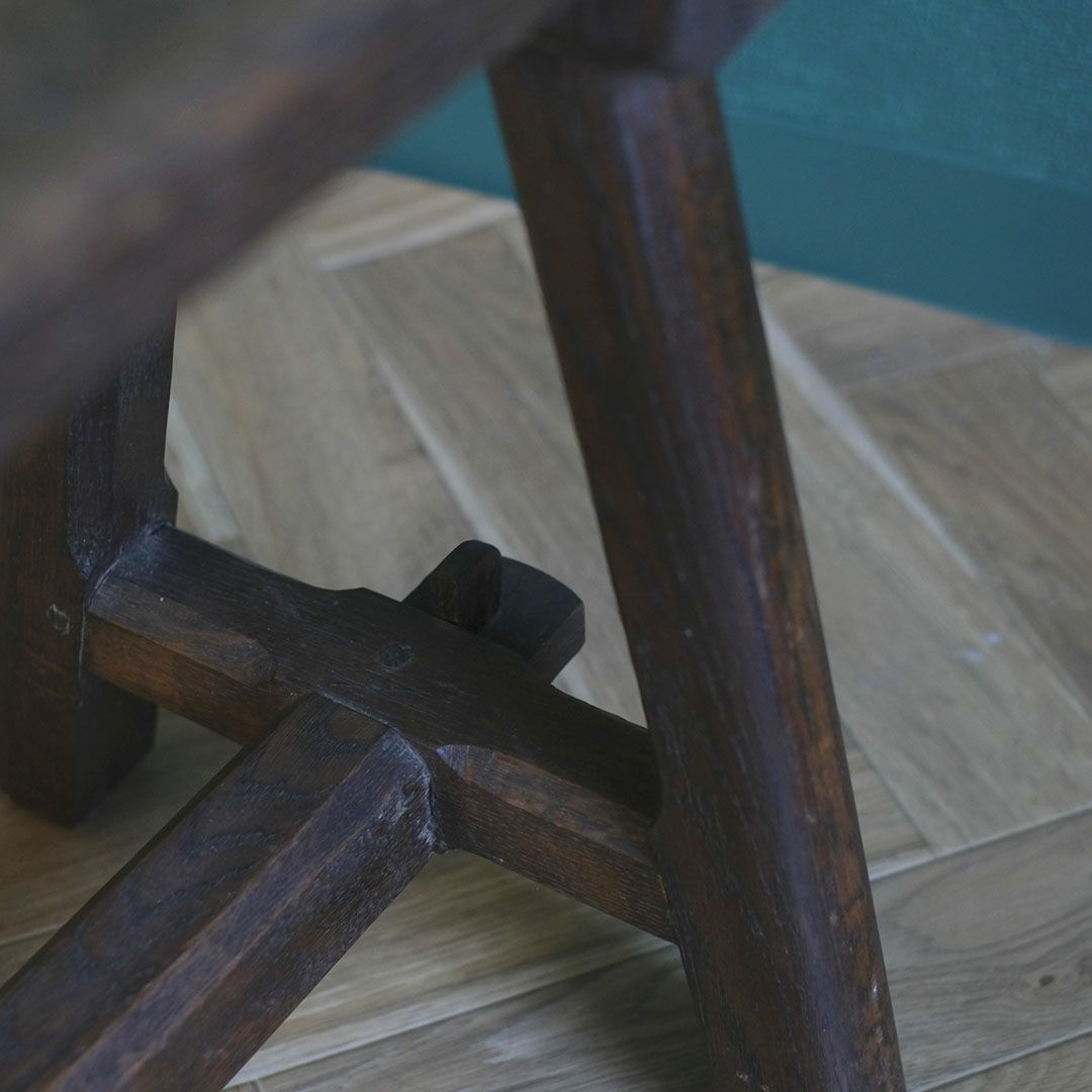 アンティークベンチ フランス 木製 シンプルな長椅子 アンティーク家具9