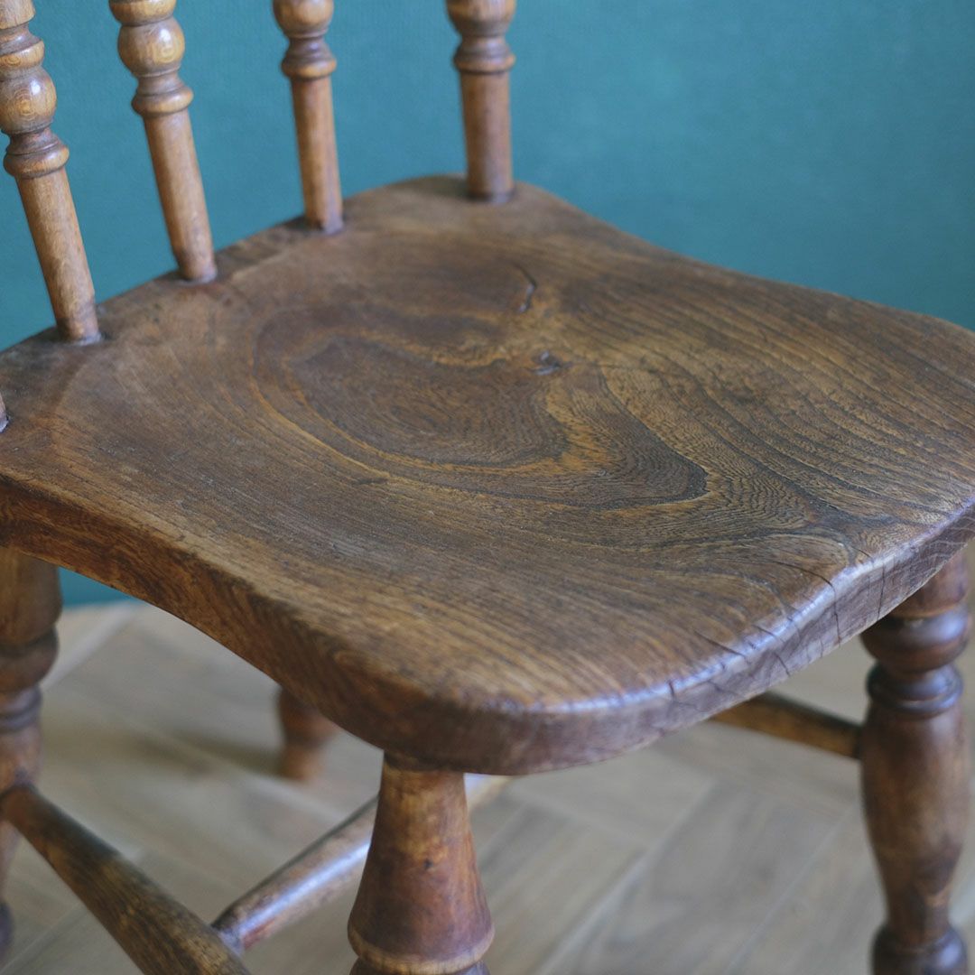 アンティーク キッチンチェアF ウィンザーチェア イギリス ダイニングチェア 椅子 アンティーク家具