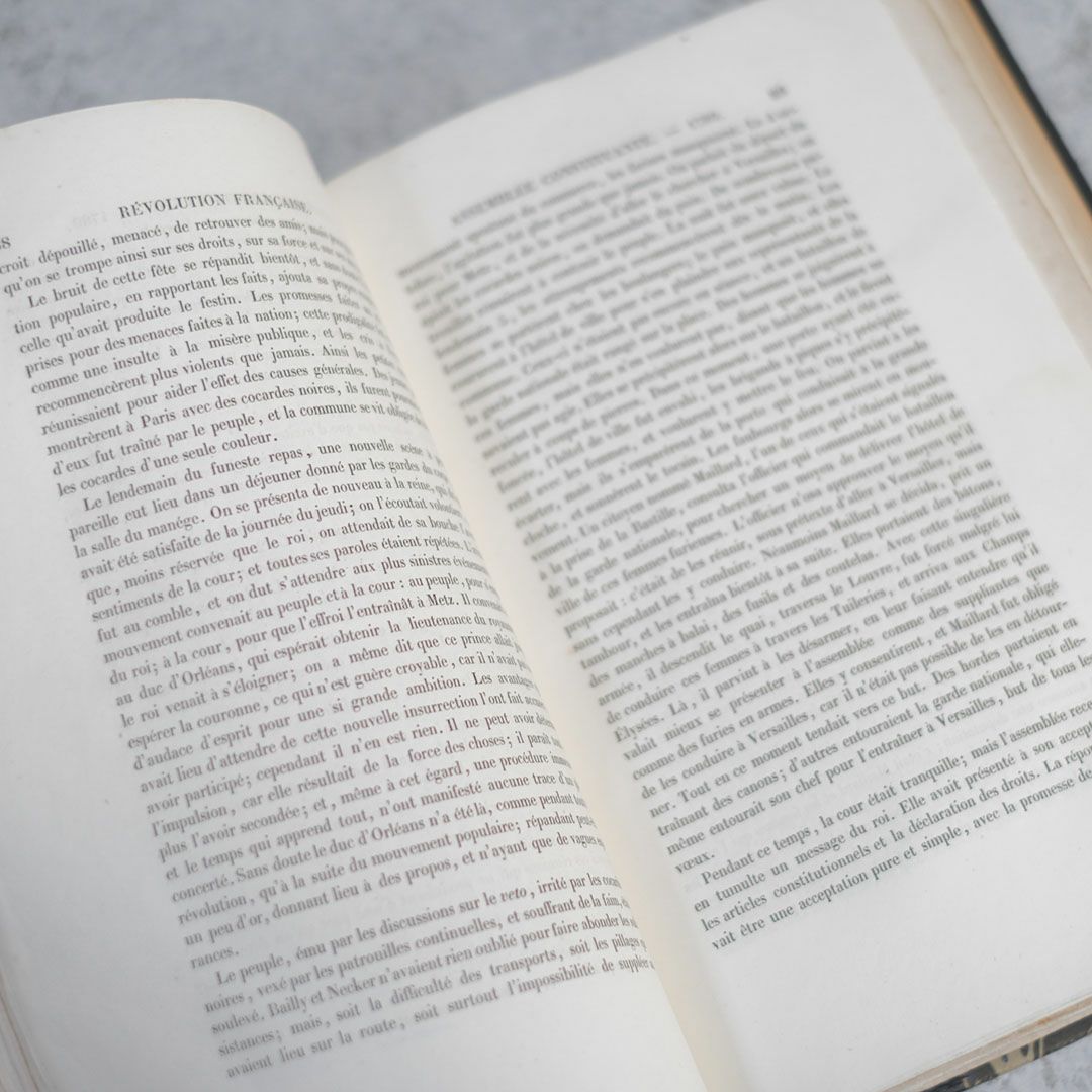 アンティークブック 革張りの古書 フランス 19世紀9