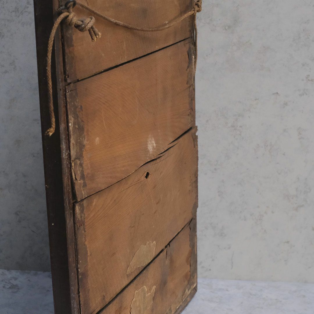 アンティーク 鏡 木製フレーム イギリス 壁掛けミラー