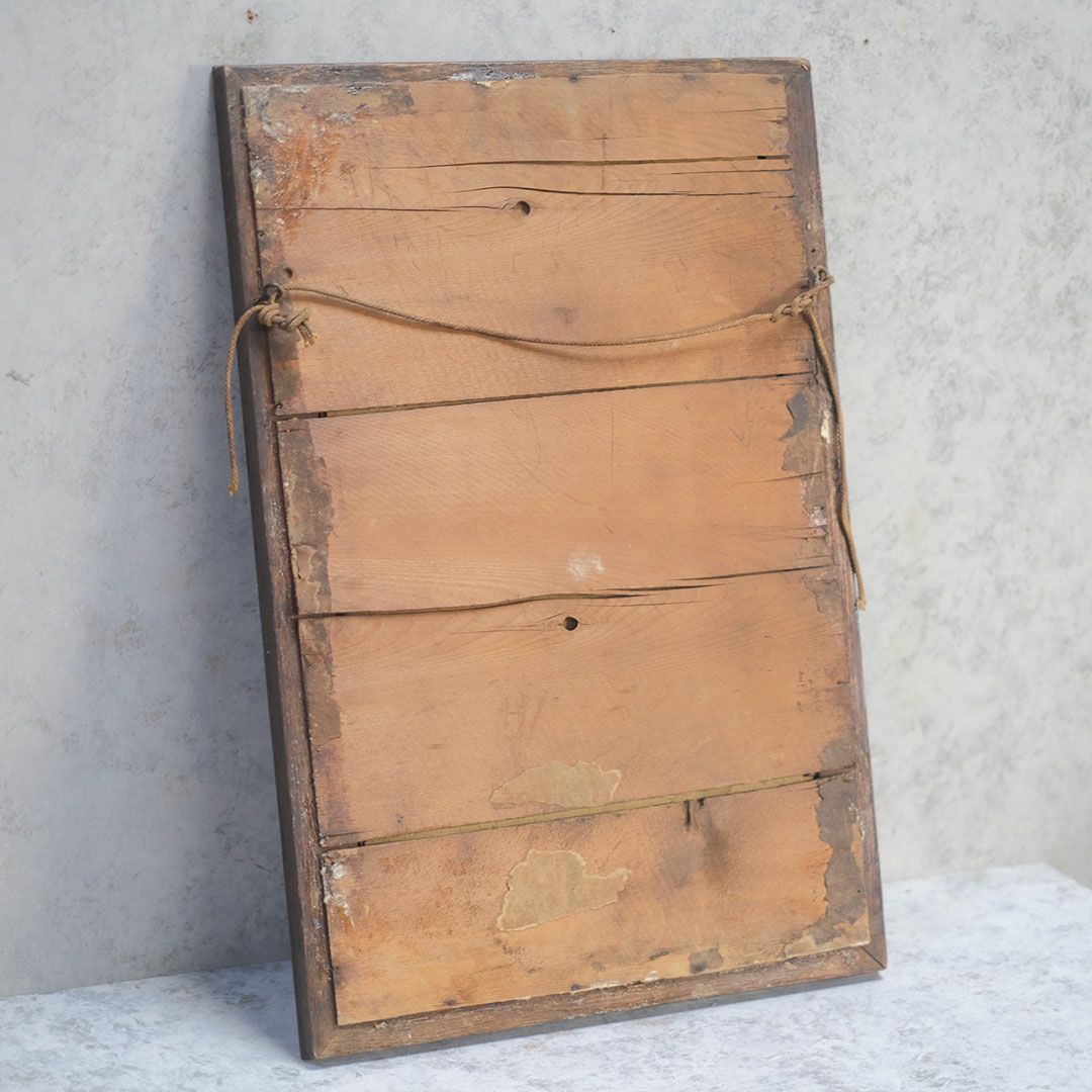 アンティーク 鏡 木製フレーム イギリス 壁掛けミラー