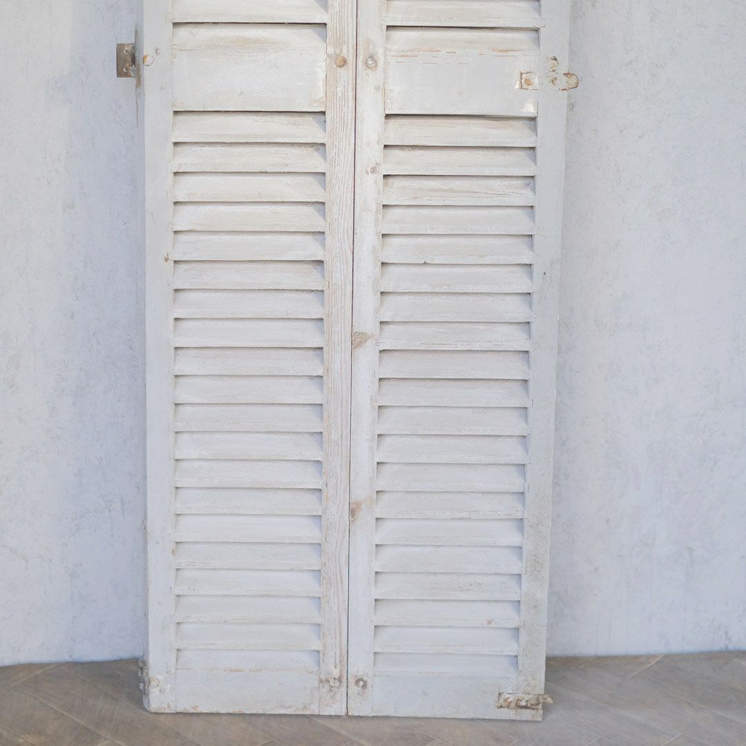 ンティーク 鎧戸ヴォレ フランス ルーバー 雨戸 アンティークドア