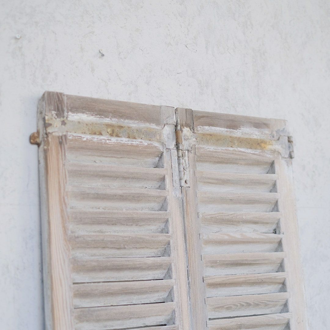 ンティーク 鎧戸ヴォレ フランス ルーバー 雨戸 アンティークドア