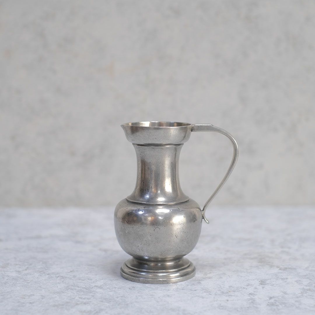 アンティーク エタンピッチャー フランス 錫 ジャグ