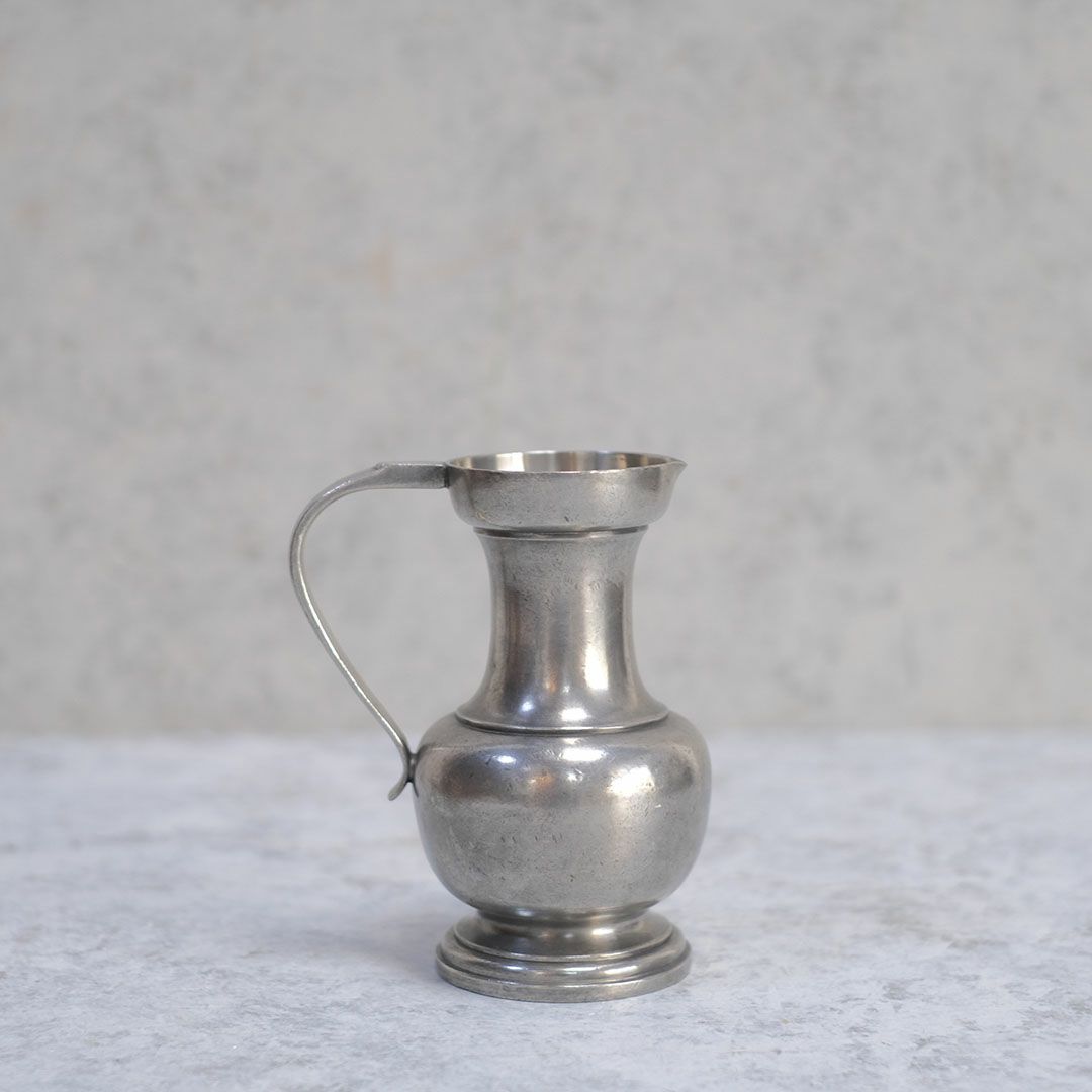 アンティーク エタンピッチャー フランス 錫 ジャグ