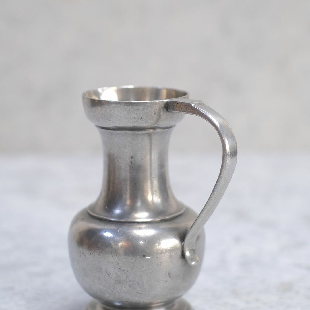 アンティーク エタンピッチャー フランス 錫 ジャグ